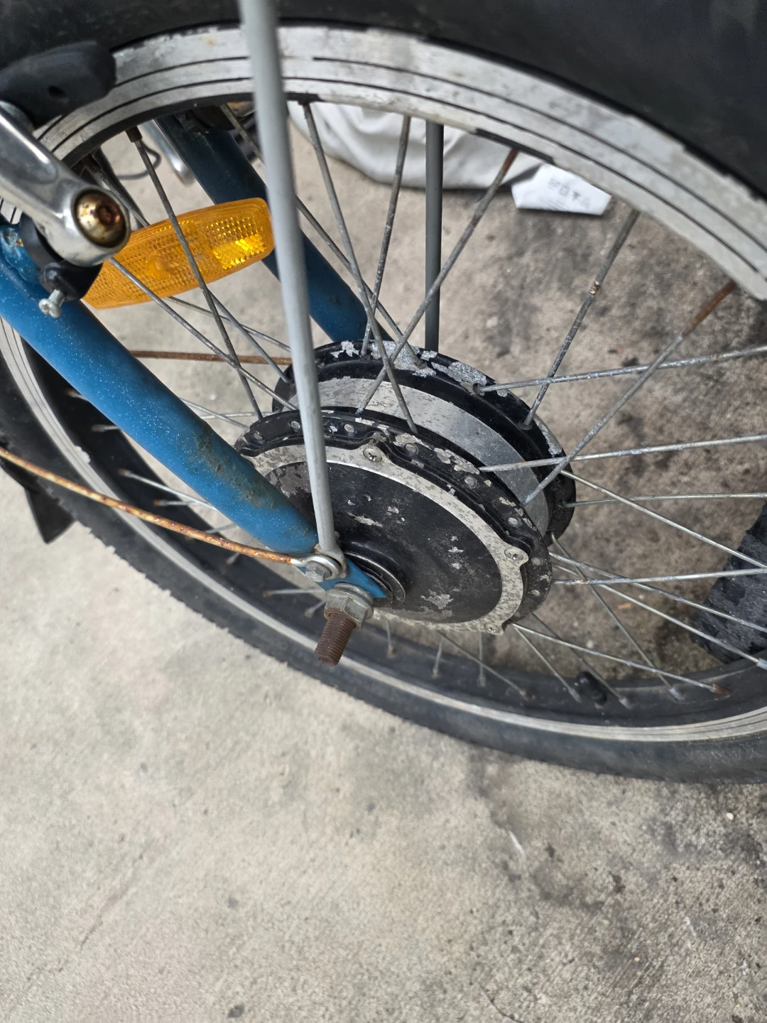 Blue Tricycle with Basket  . Works like Regular bike - photo 5