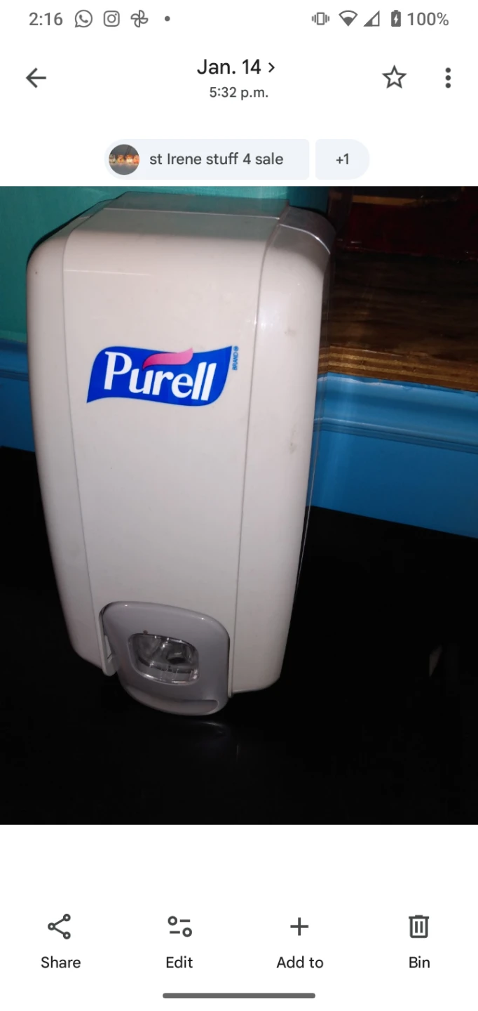 Purell Hand Sanitizer Dispenser