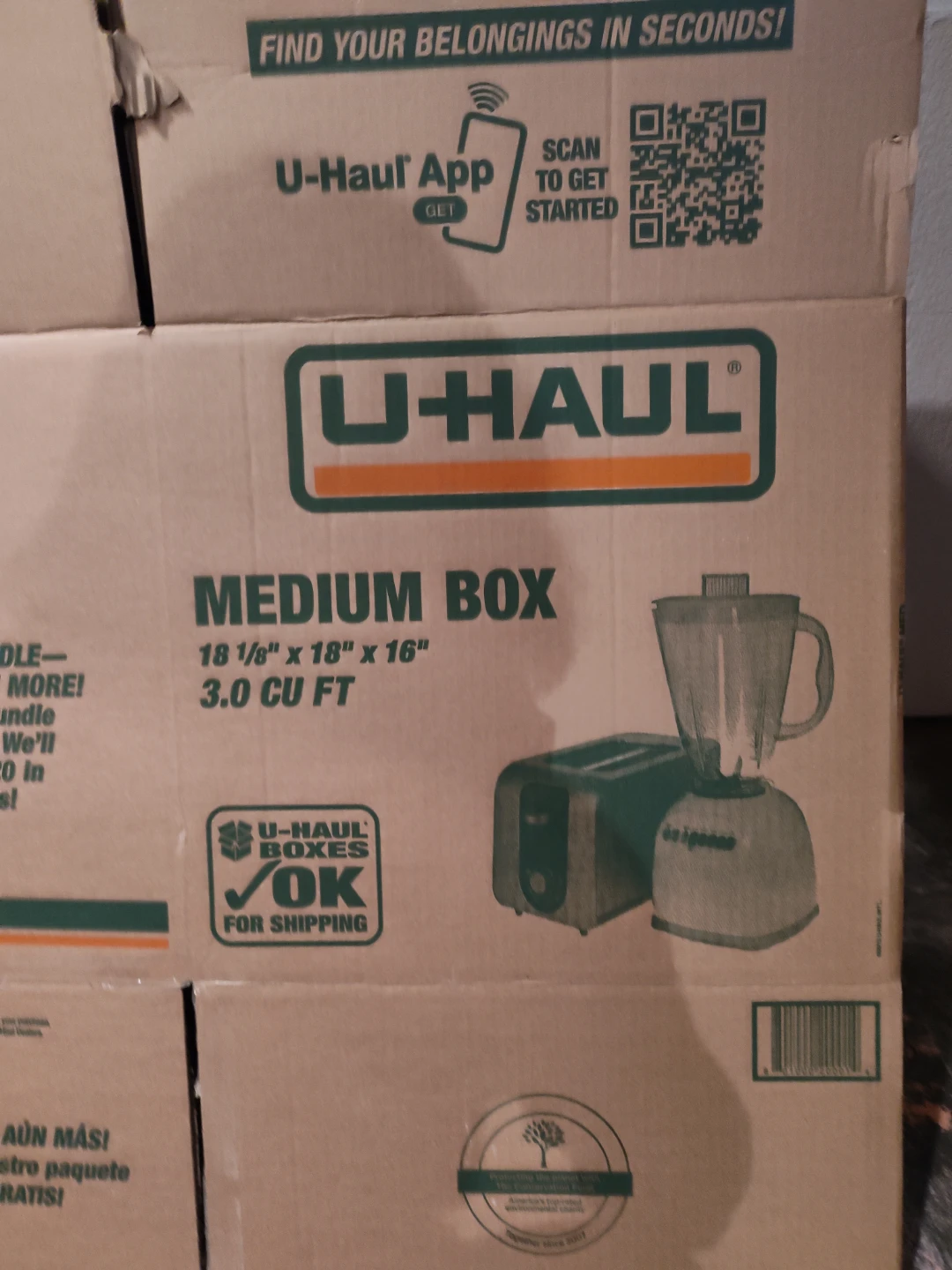 U-Haul Medium Moving Box x10