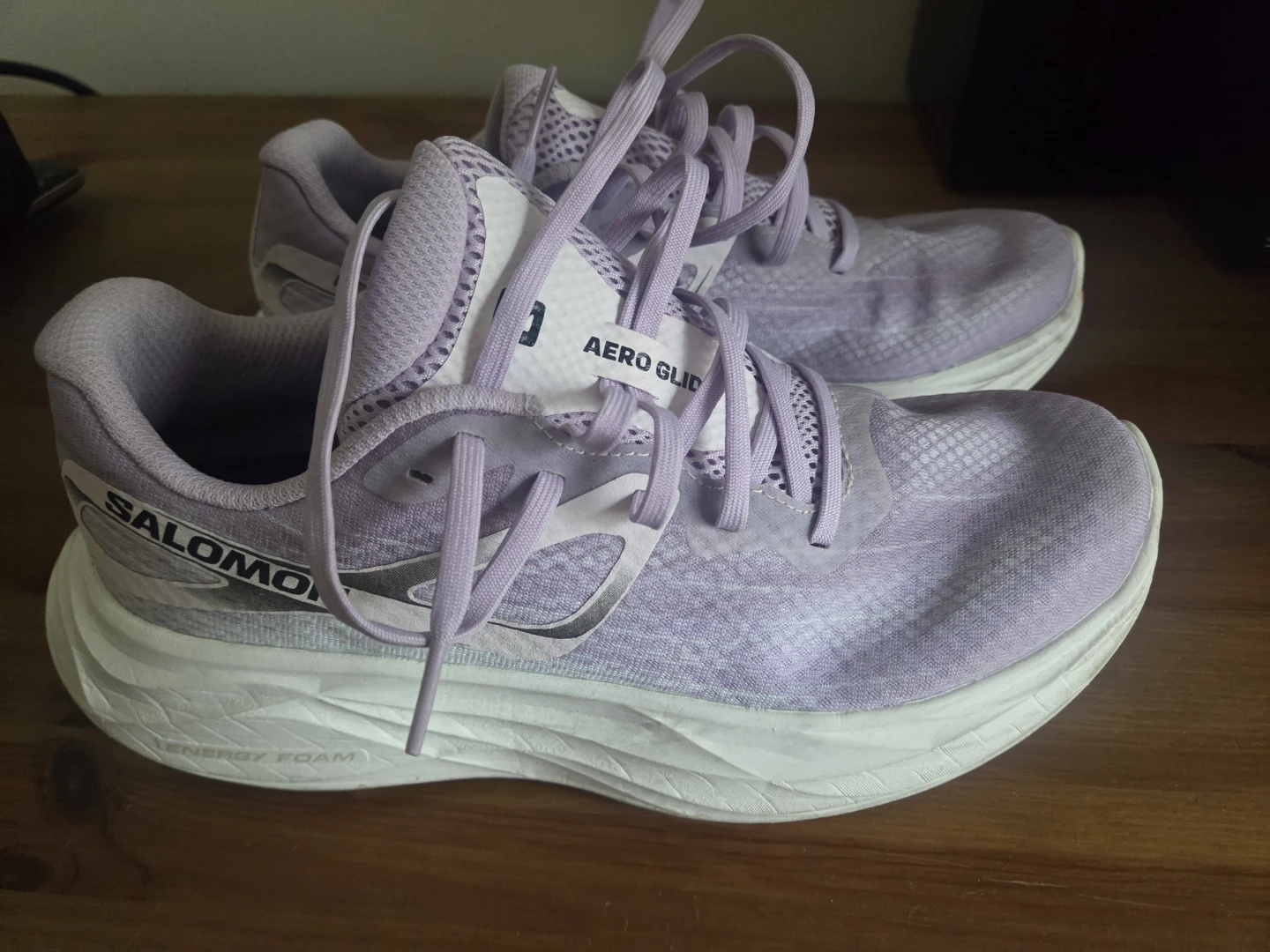 Salomon Aero Glide Women's Running Shoes - Lavender/White - photo 2