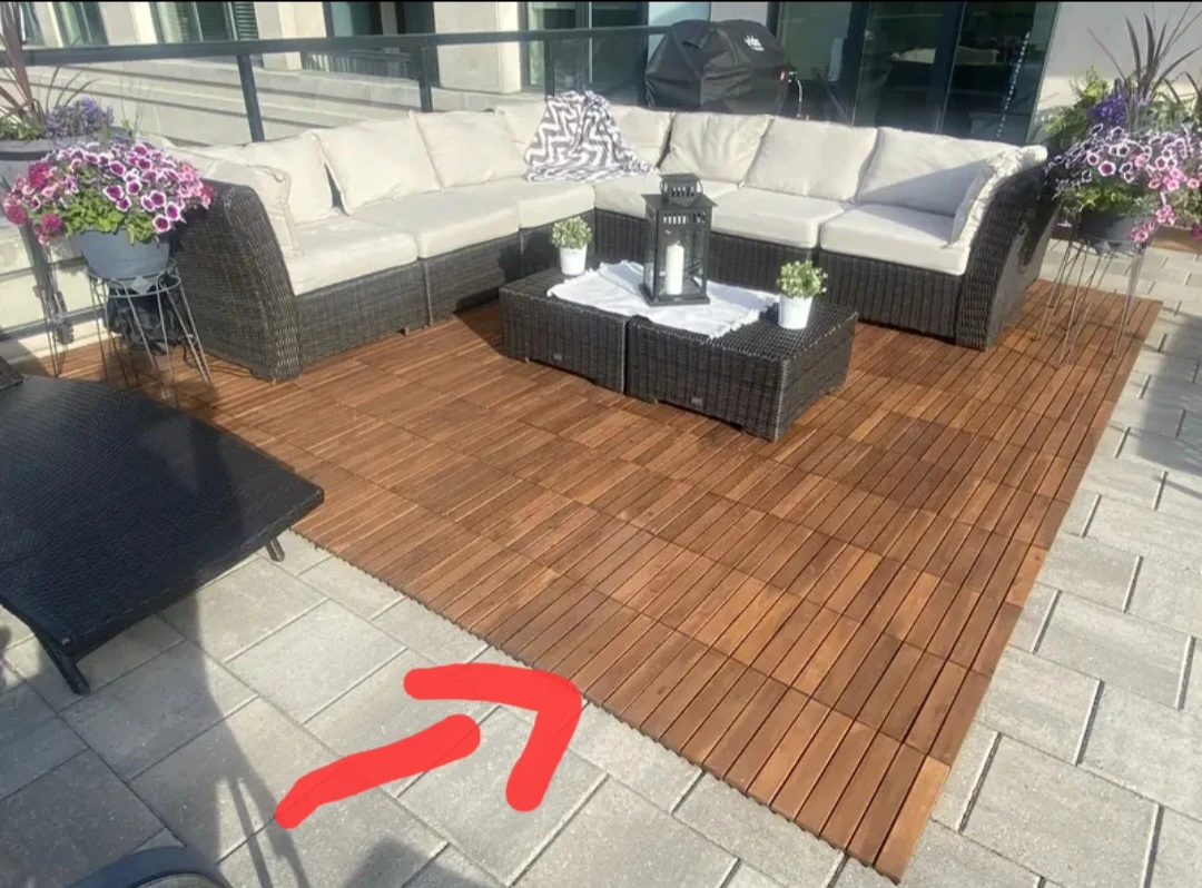 27PCS  Patio Interlock Tiles- New!