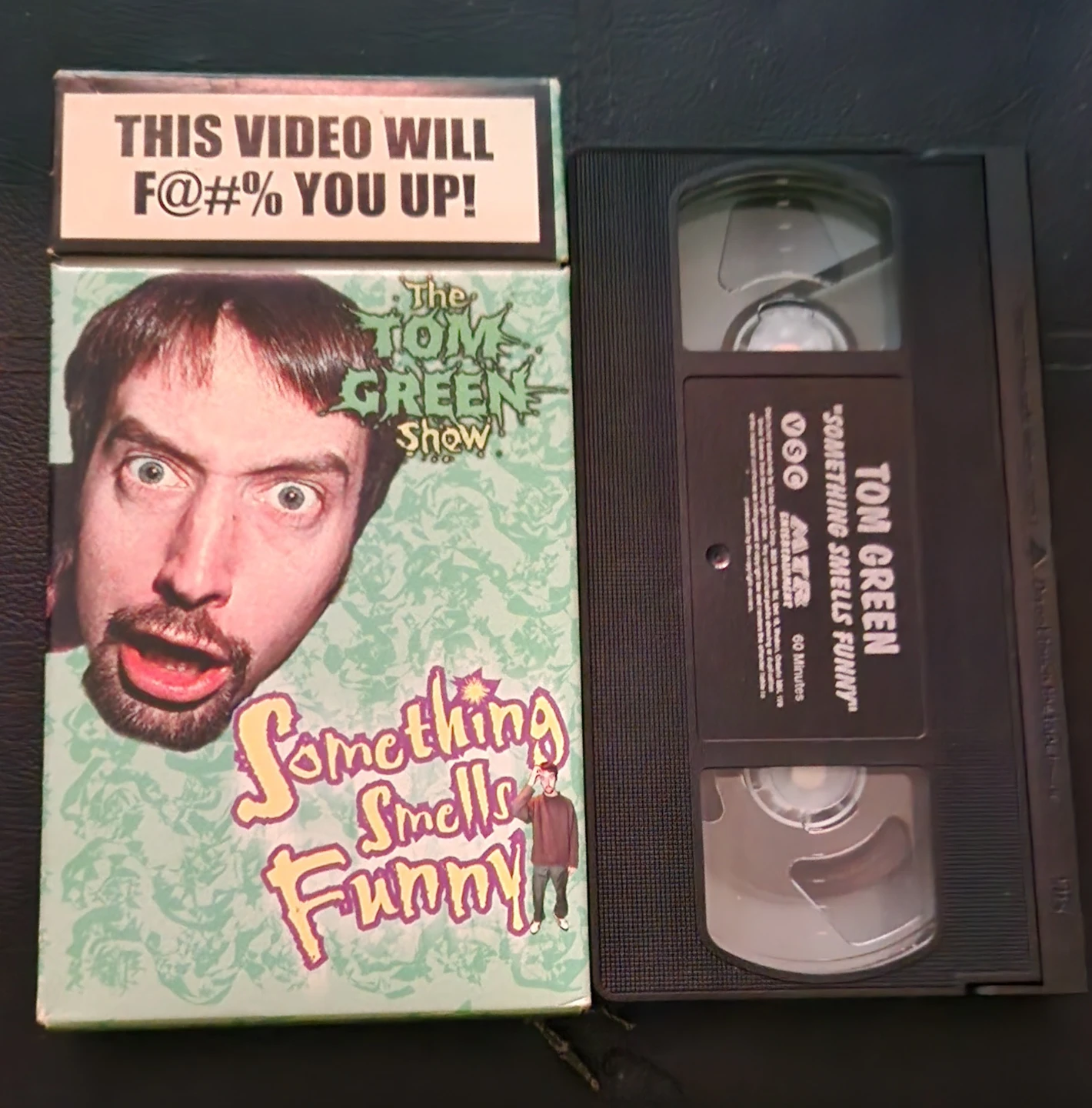 Vintage Tom Green Show - Something Smells Funny VHS Tape (1999)