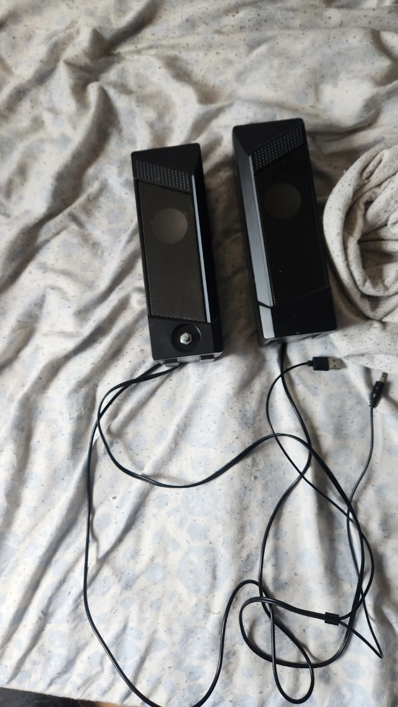 Black USB Computer Speakers - photo 3