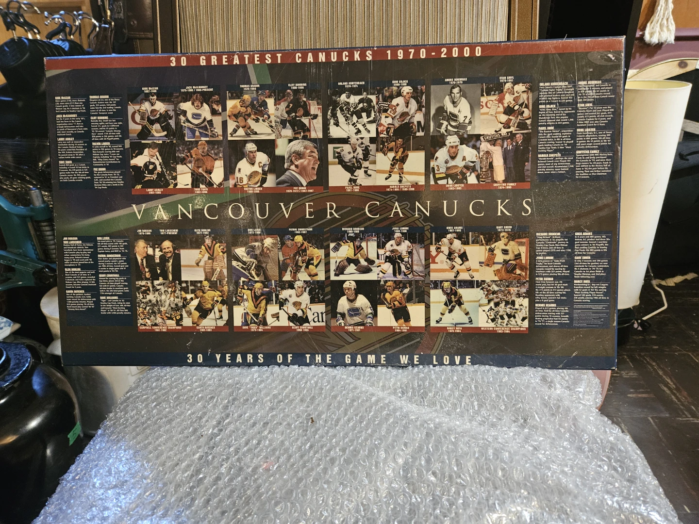 Vancouver Canucks 30 Greatest Players 1970-2000 Poster - photo 2
