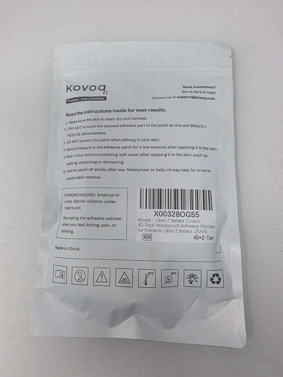 Kovoq Libre 2 Sensor Waterproof Adhesive Patches (Tan) ⚽️ - photo 2