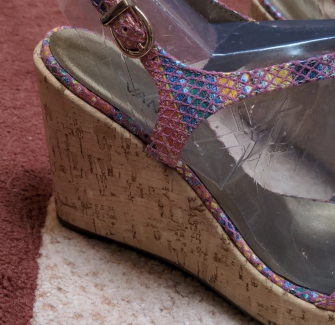 ⚽ New Colourful Wedge Sandals - photo 4