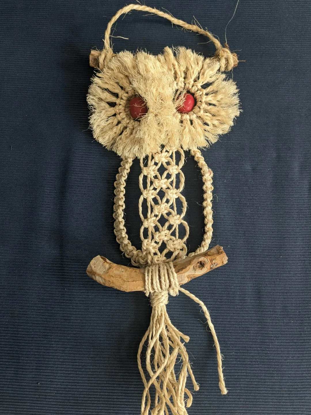 Handmade Macrame Owl Wall Hanging - photo 4