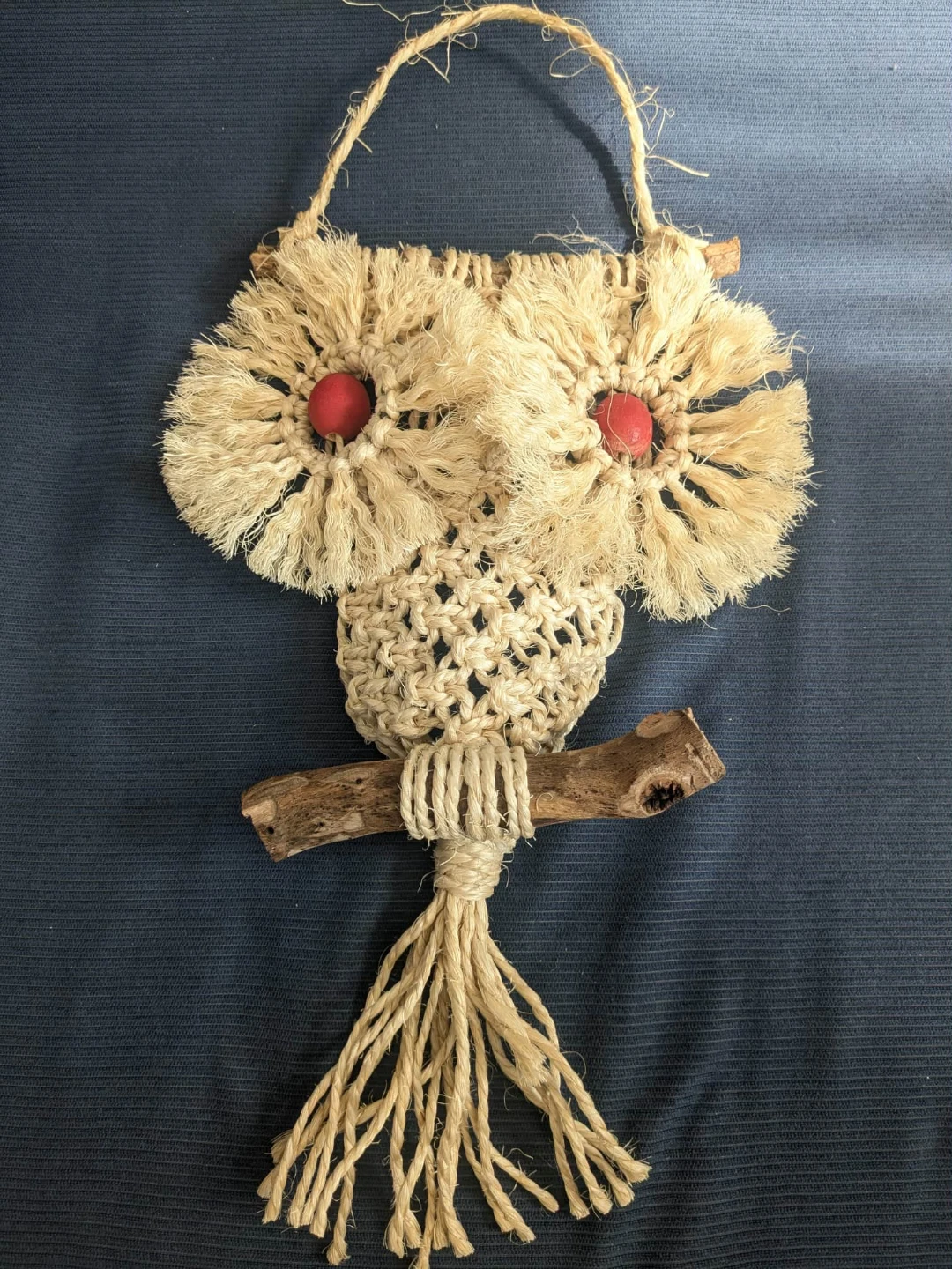 Handmade Macrame Owl Wall Hanging - photo 5