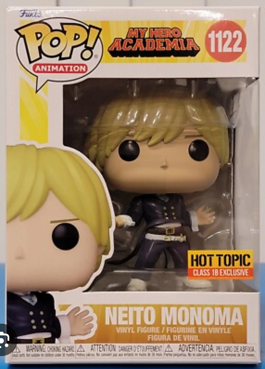 Funko Pop! My Hero Academia Neito Monoma #1122 Vinyl Figure