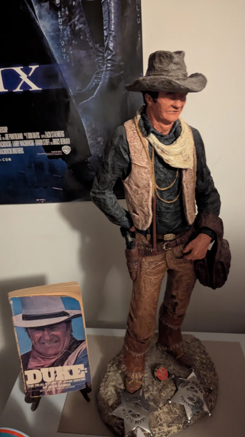 John Wayne "Duke" Statue, Book, Memorabilia