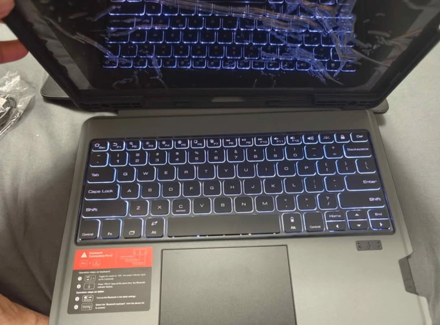 [BRAND NEW] Black Tablet Keyboard Case