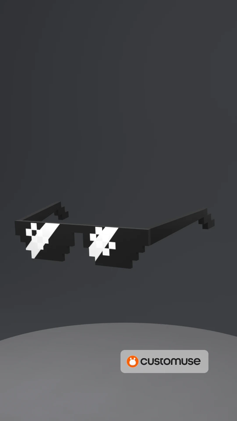 Pixelated Thug Life Sunglasses