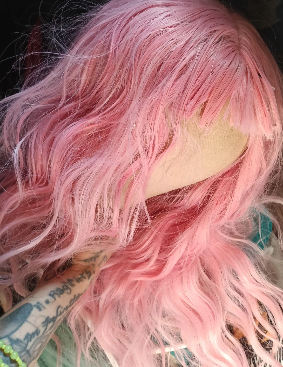 Pink Thick Long Wavy Wig - photo 4