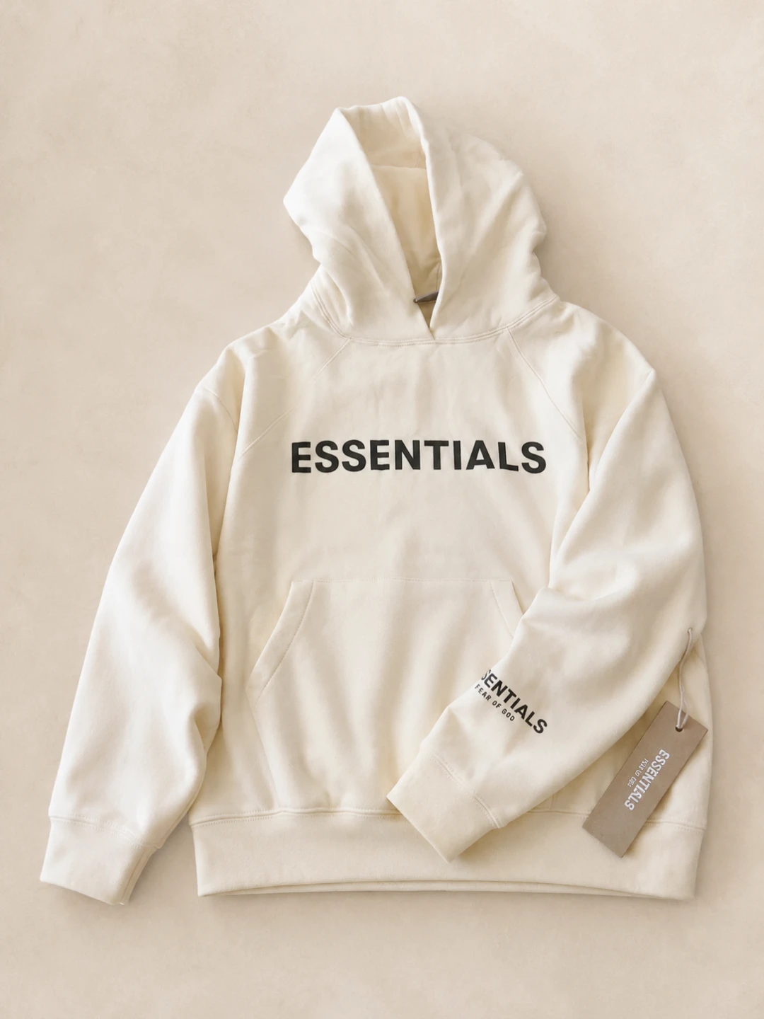 Essentials Fear of God Cream Hoodie