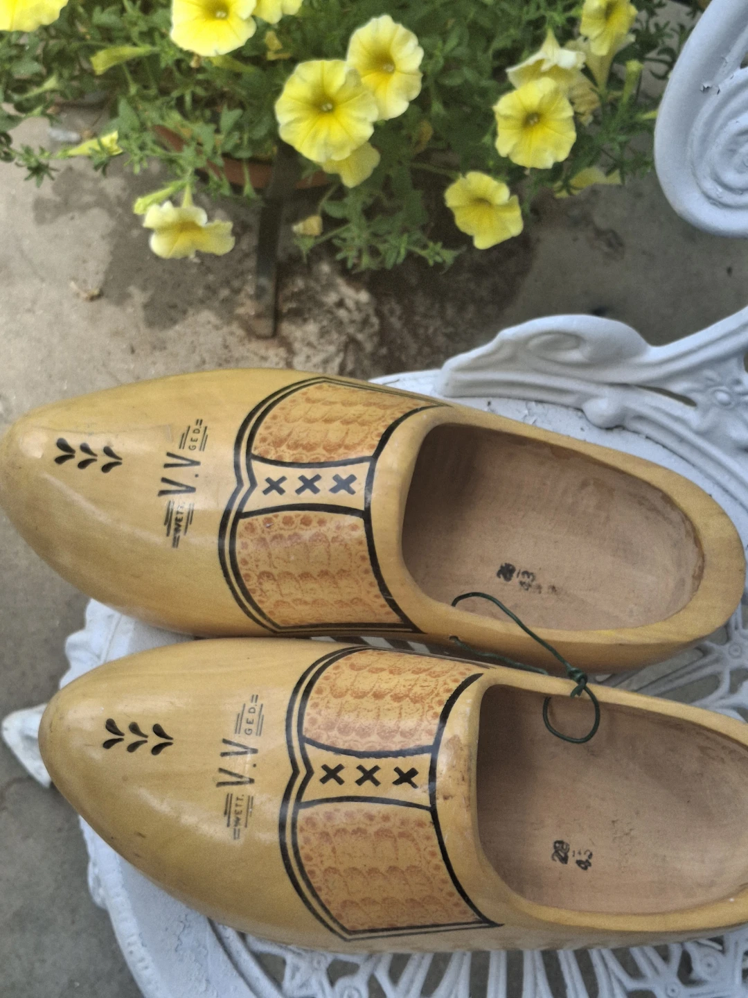 Vintage Wooden Clogs - Size 43 - photo 3