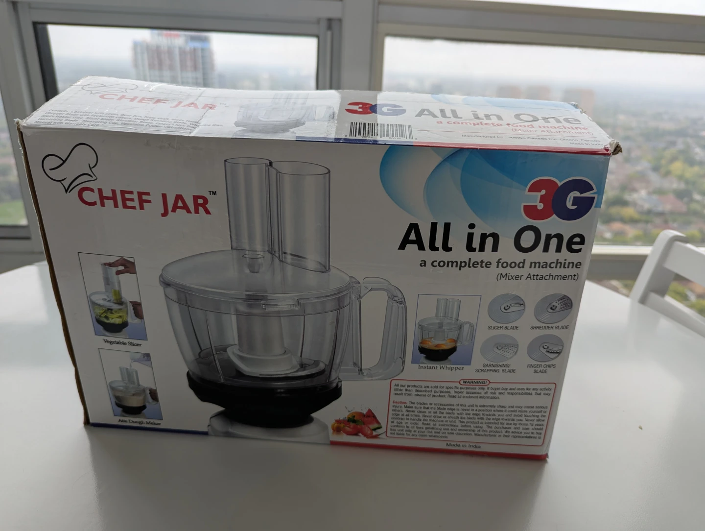 Chef Jar 3G All in One Food mixer attachement