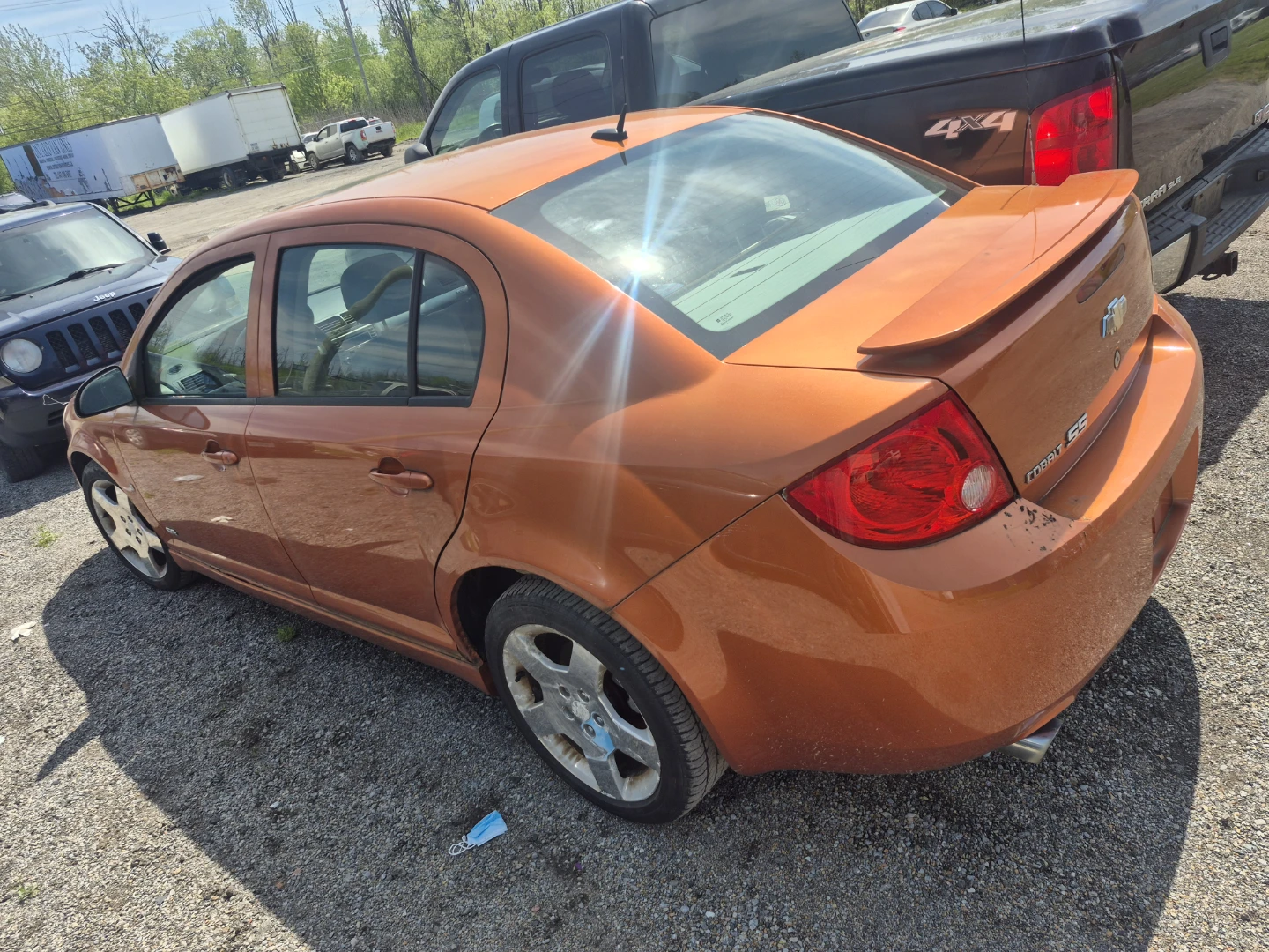 Orange Chevrolet Cobalt SS