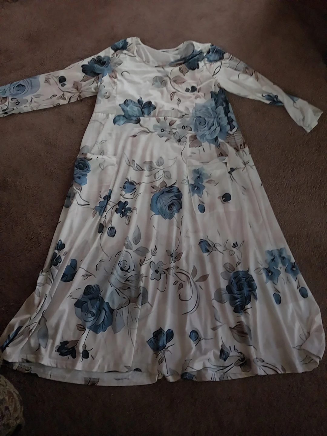 Floral Print Dress - Size 2XL