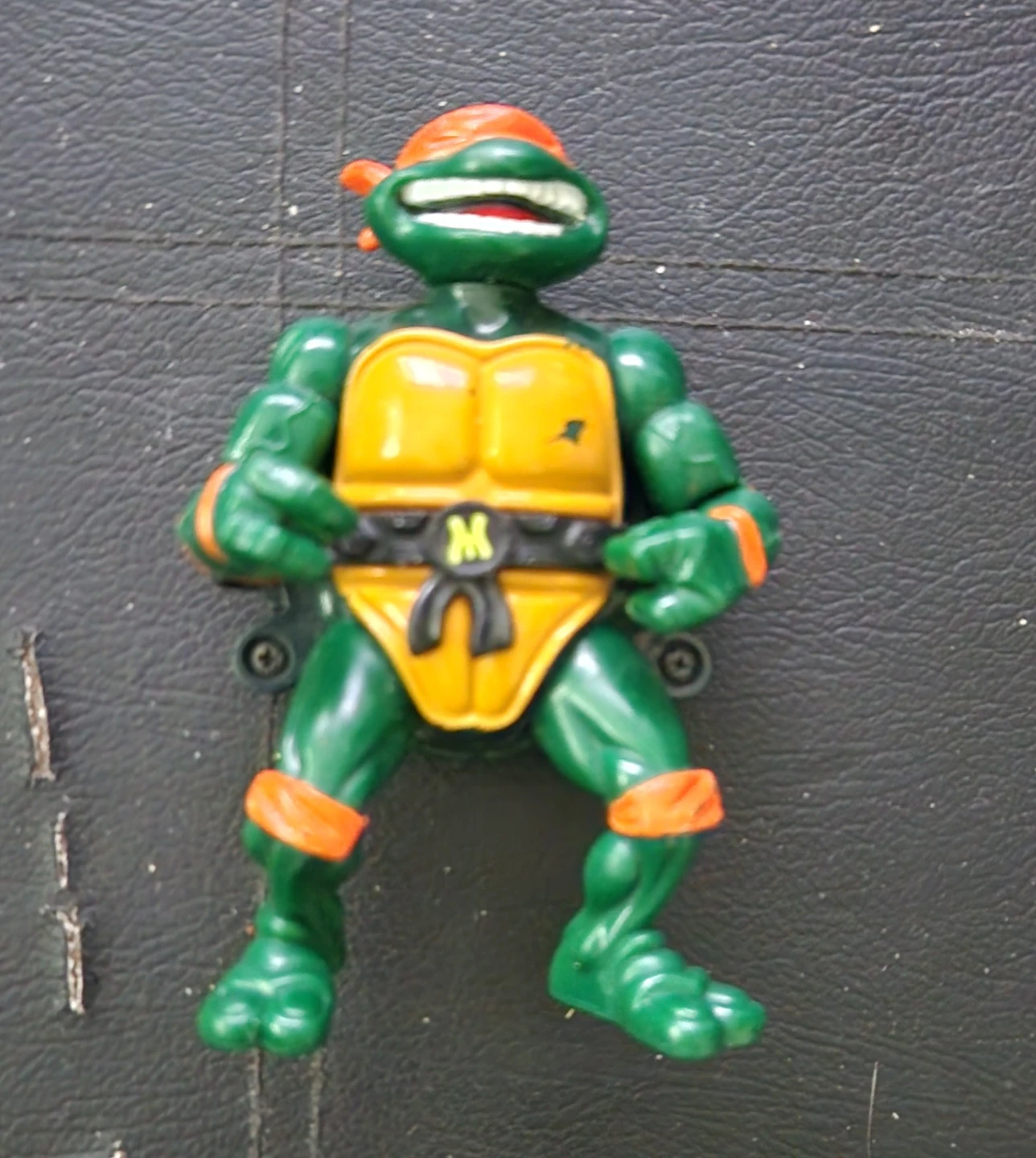 1991 TMNT Talkin' Turtles Michelangelo Loose Figure ⚽️