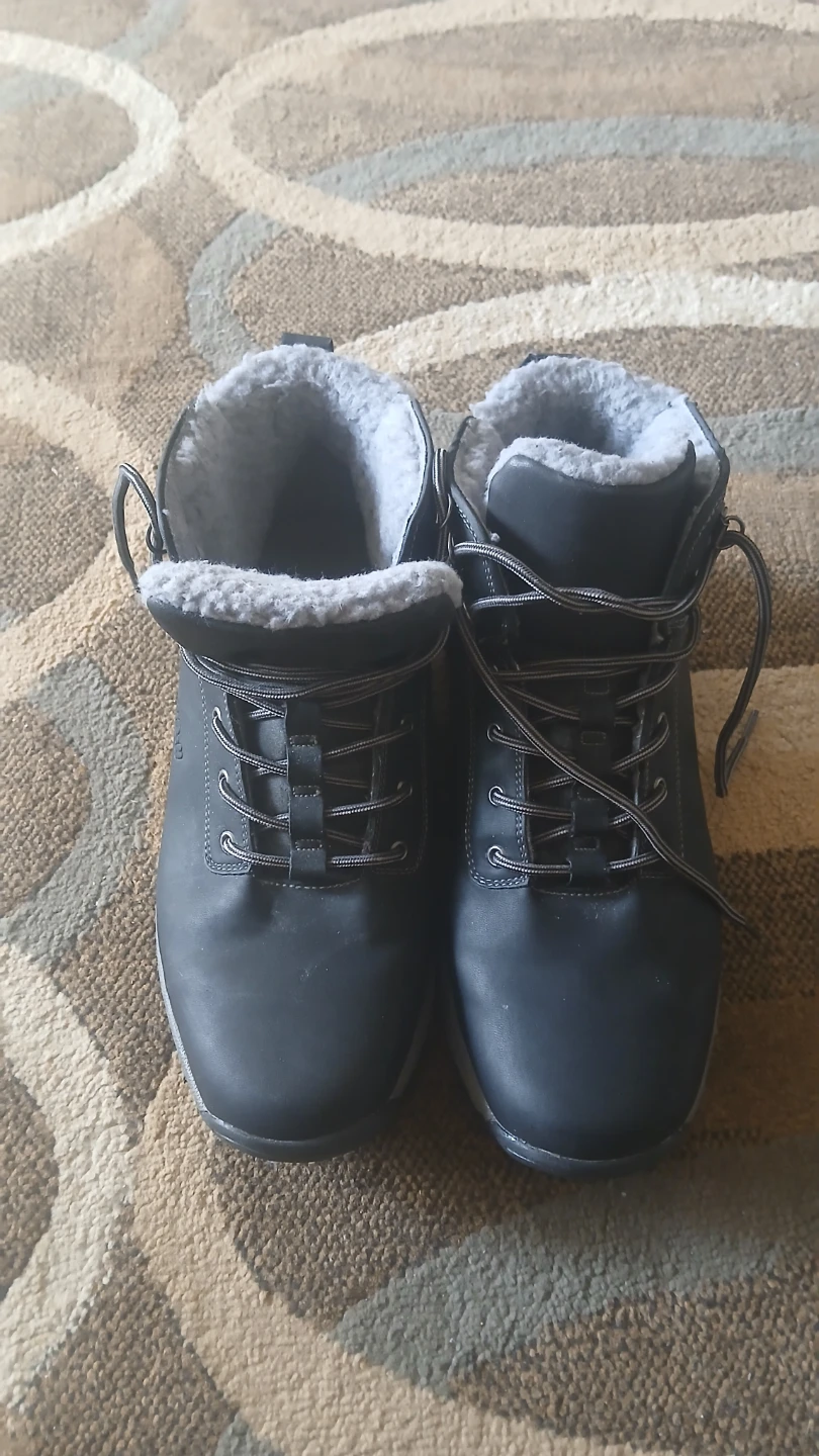 Black Winter Boots - Fleece Lined