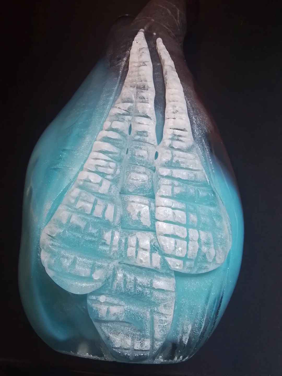 Studio Art Glass Double Spout Ice Vase - photo 5