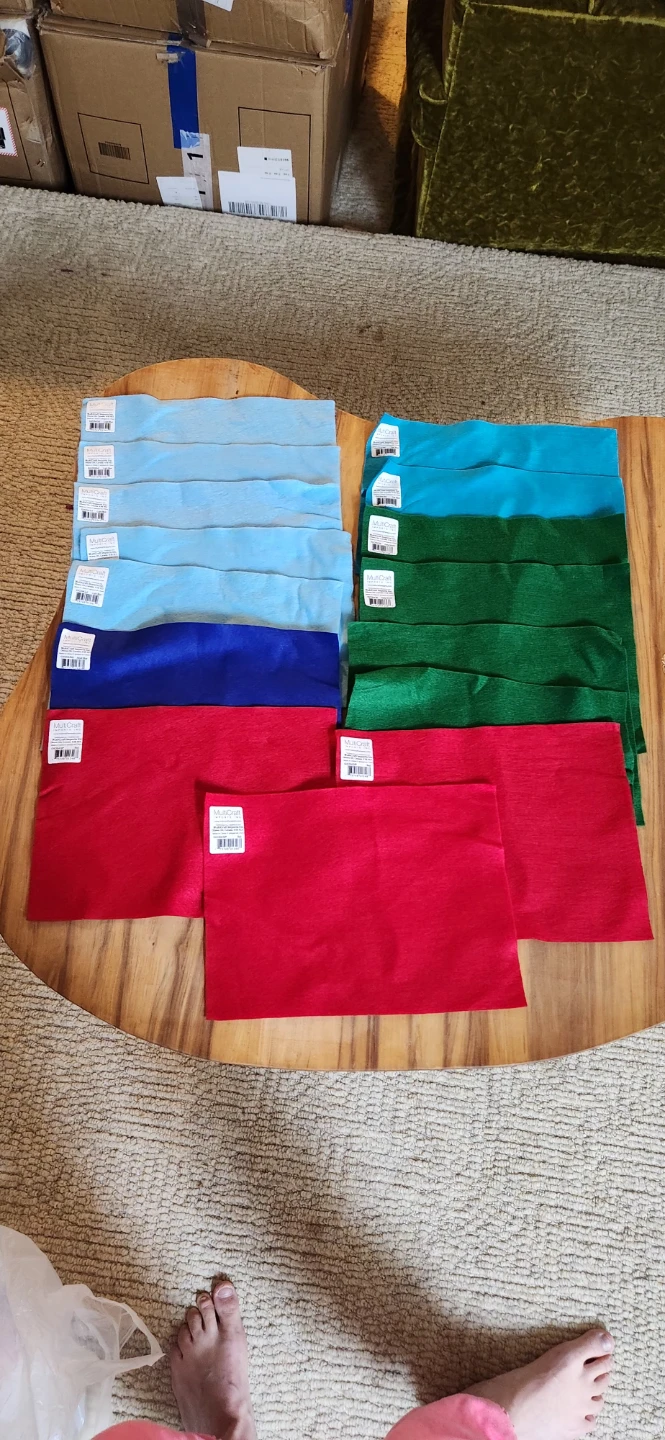 New MultiCraft Felt Fabric Sheets