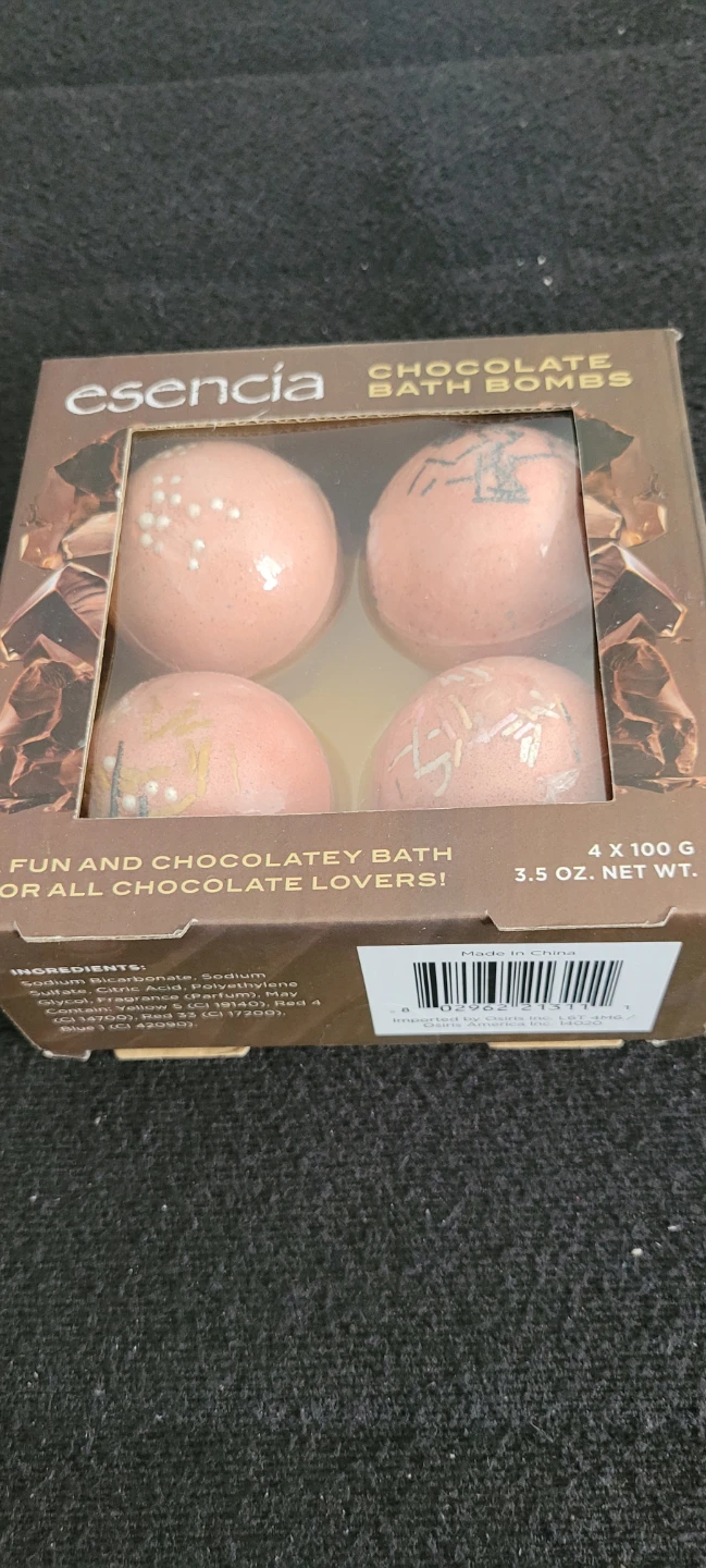 Esencia Chocolate Bath Bombs - 4 Pack - photo 2