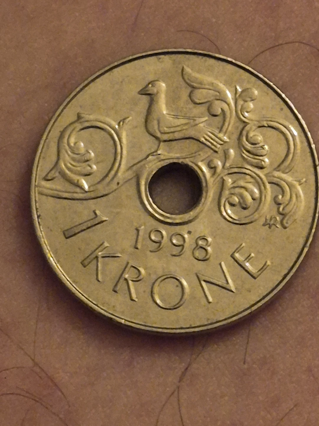 1 Krone Coin - Norway 1998