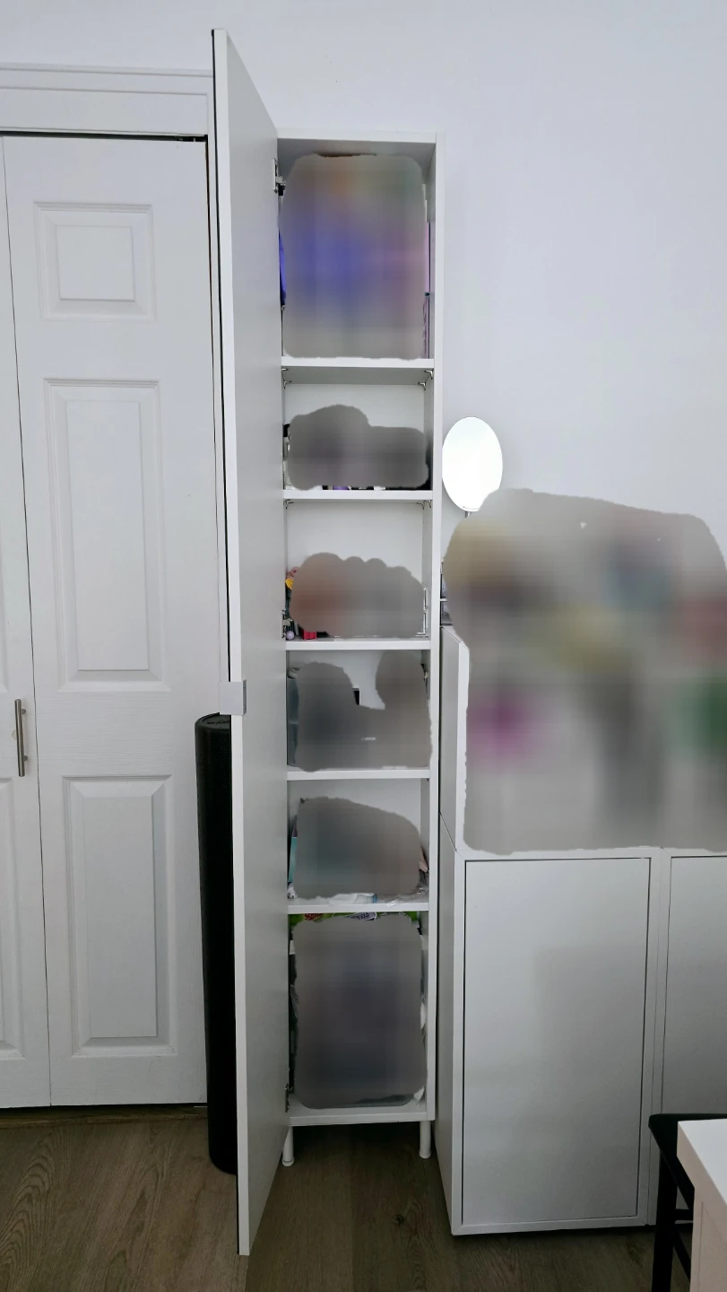 Ikea high cabinet with mirror and legs(discontinued) - photo 2