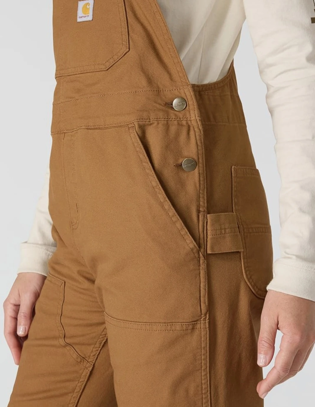 Carhartt Women's Rugged Flex Loose Fit Canvas Bib Overall - photo 4