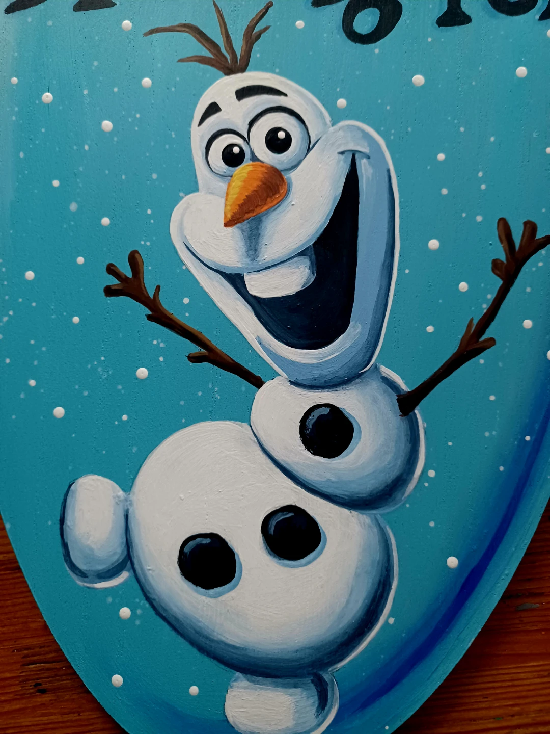 FROZEN OLOF Teacher Sign - photo 3