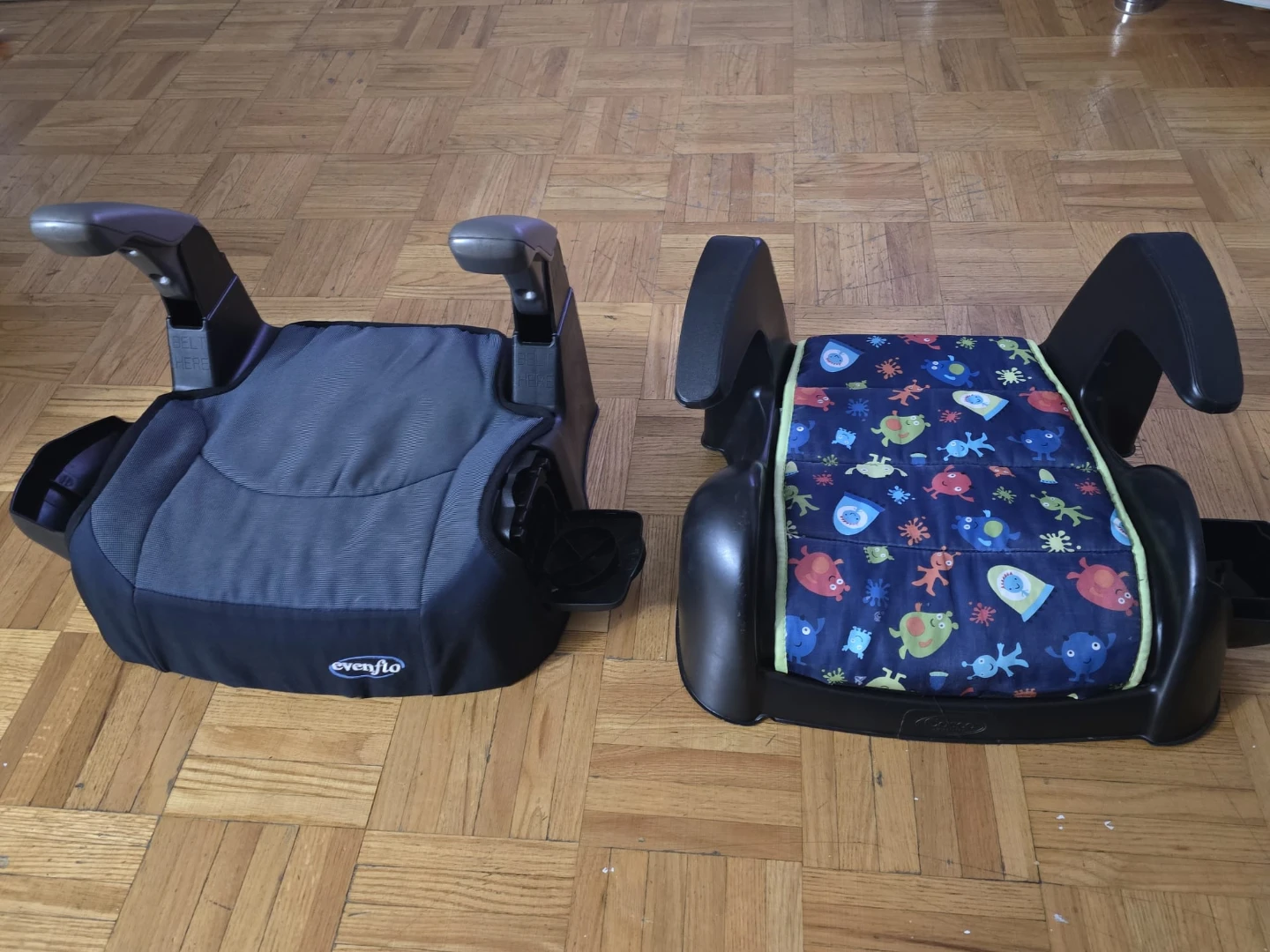 Evenflo & Graco Booster Car Seats. Each $20 - photo 2