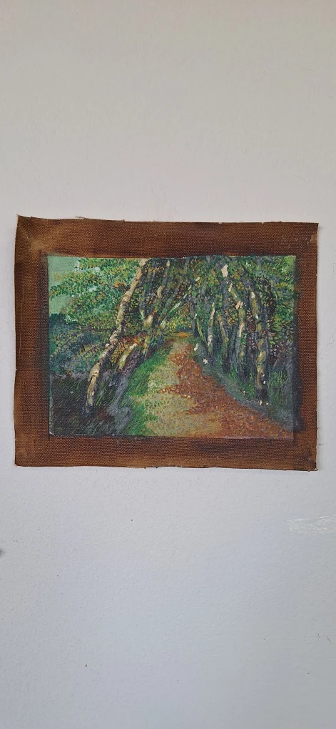 Original Painting - Forest Path Scene
