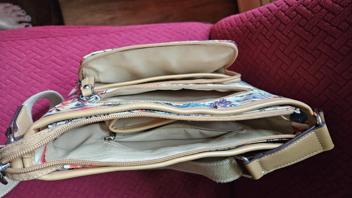 Gianni Bernini Floral Postcard Crossbody Bag - photo 5