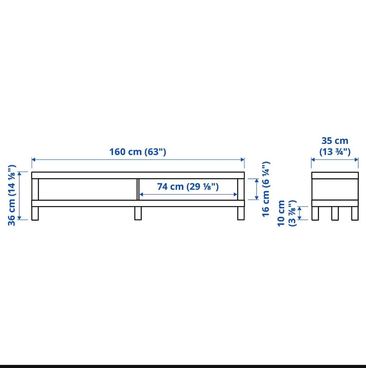 Brand New IKEA TV Stand - Black - photo 2