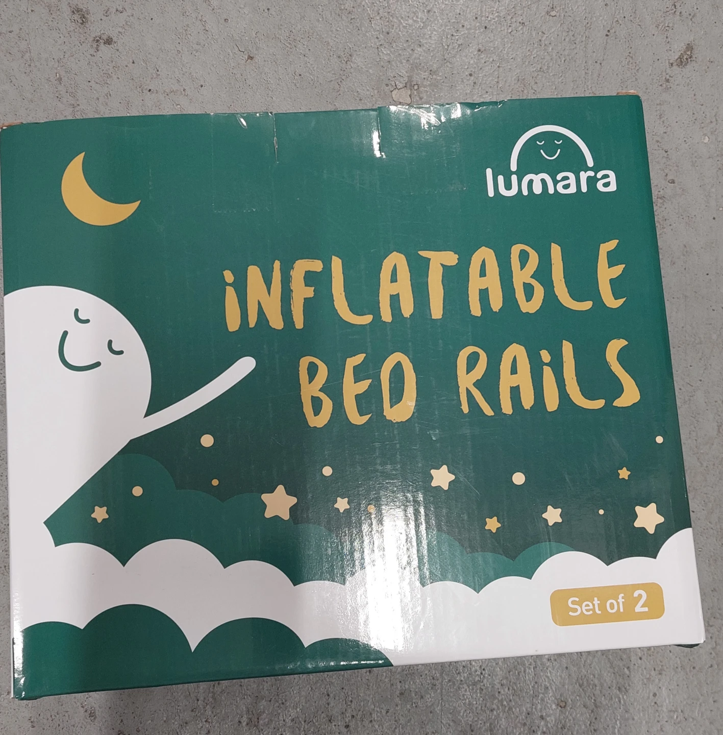 Lumara Inflatable Bed Rails - Set of 2