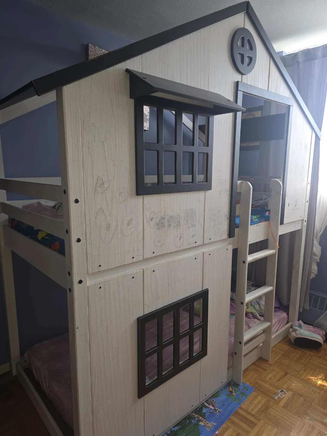 Kids House Bunk Bed