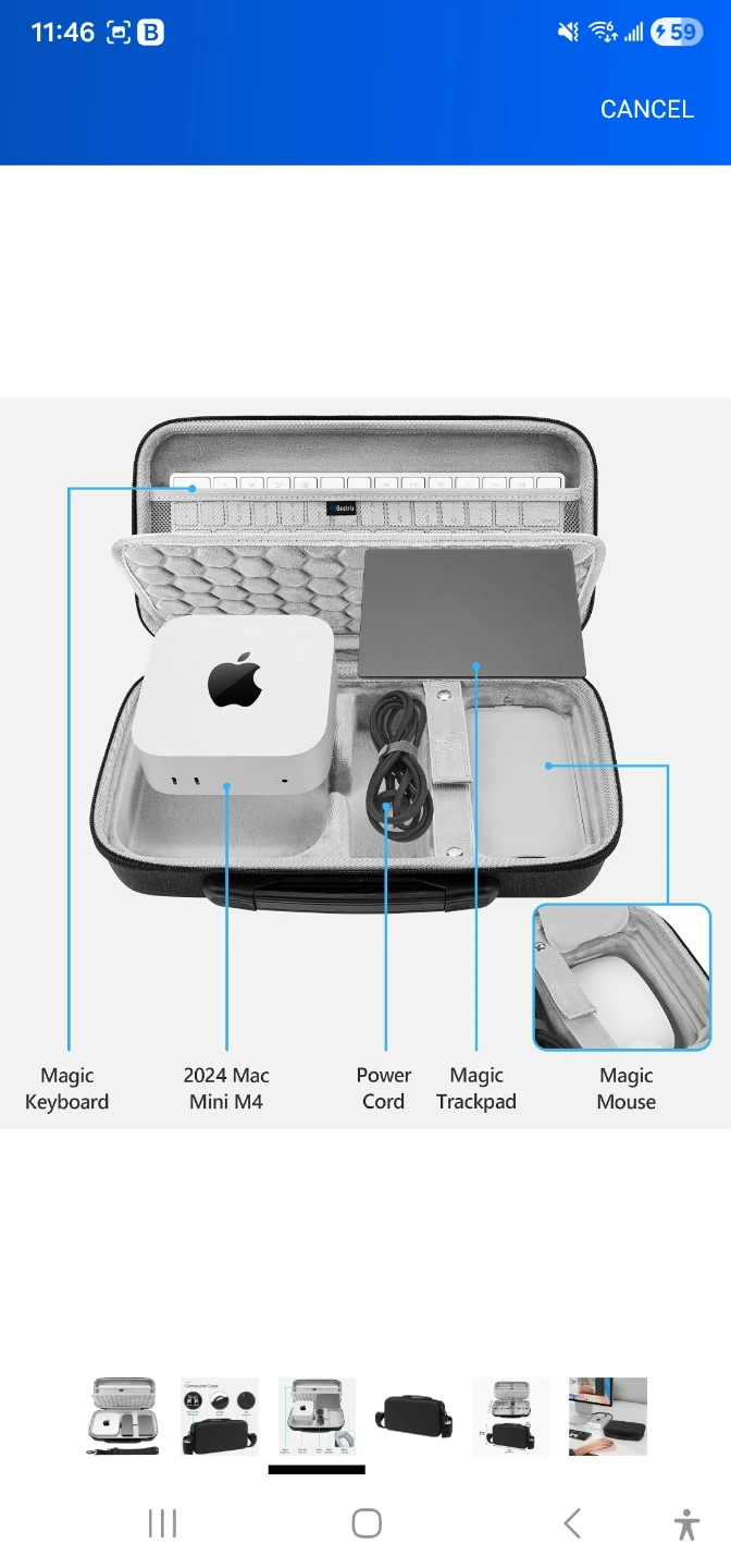 Geekria Computer Travel Hard Case