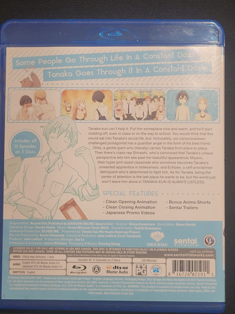 Tanaka-kun is Always Listless Blu-Ray - photo 2