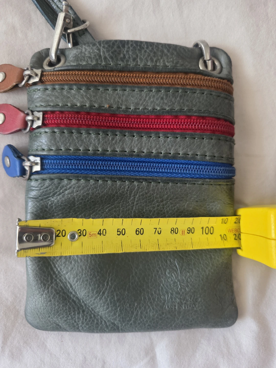 Genuine Italian Leather Small Crossbody Bag - photo 3