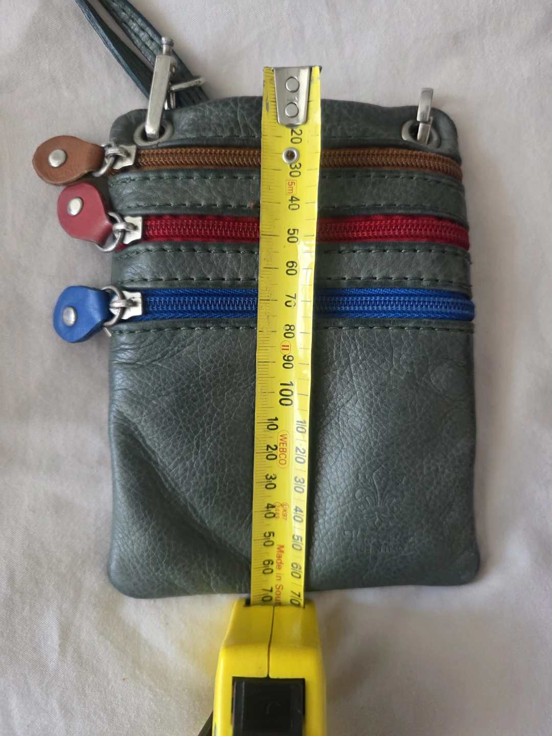 Genuine Italian Leather Small Crossbody Bag - photo 4