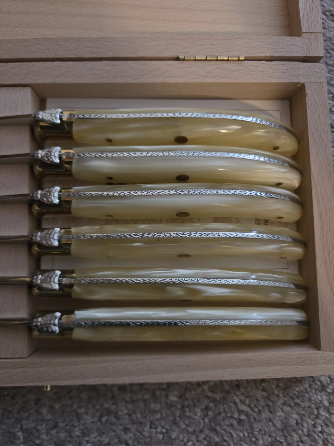 ⚽️Claude Dozorme Laguiole Steak Knives Set - photo 3