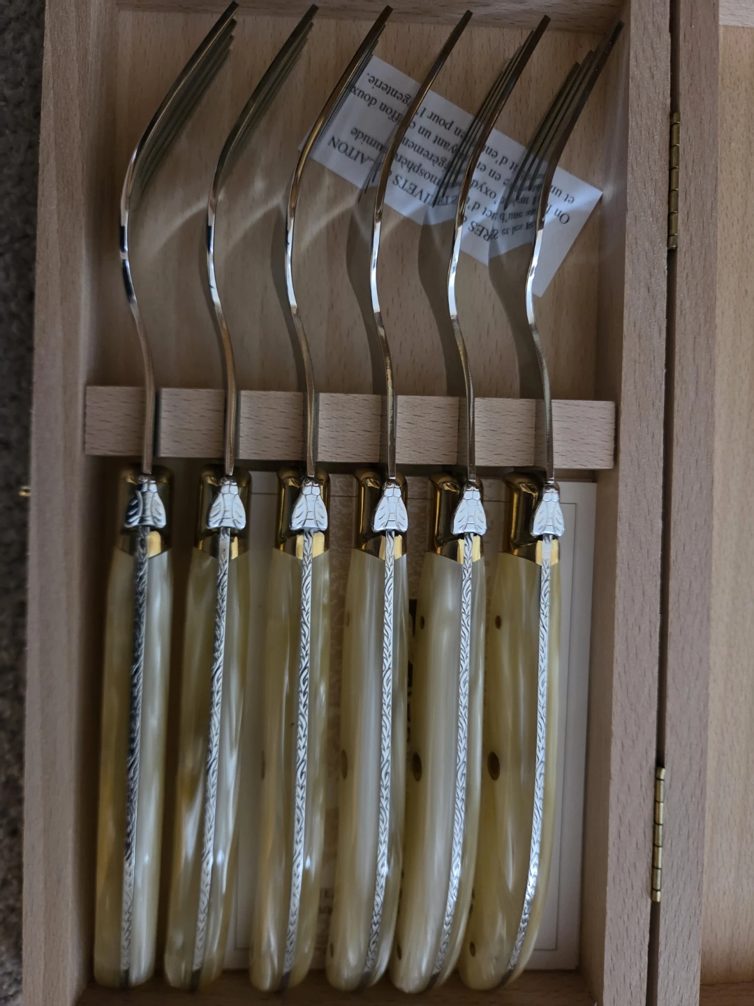 ⚽️Claude Dozorme Laguiole Steak Knives Set - photo 4