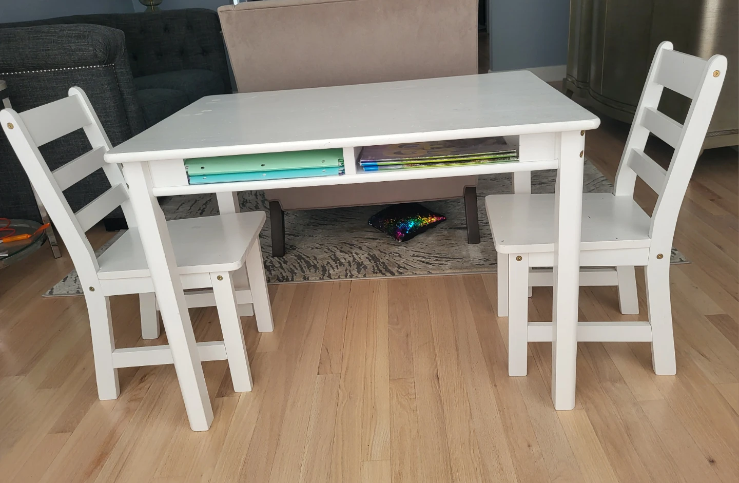 Solid Wood Kids Playtable and Chair Set - photo 3