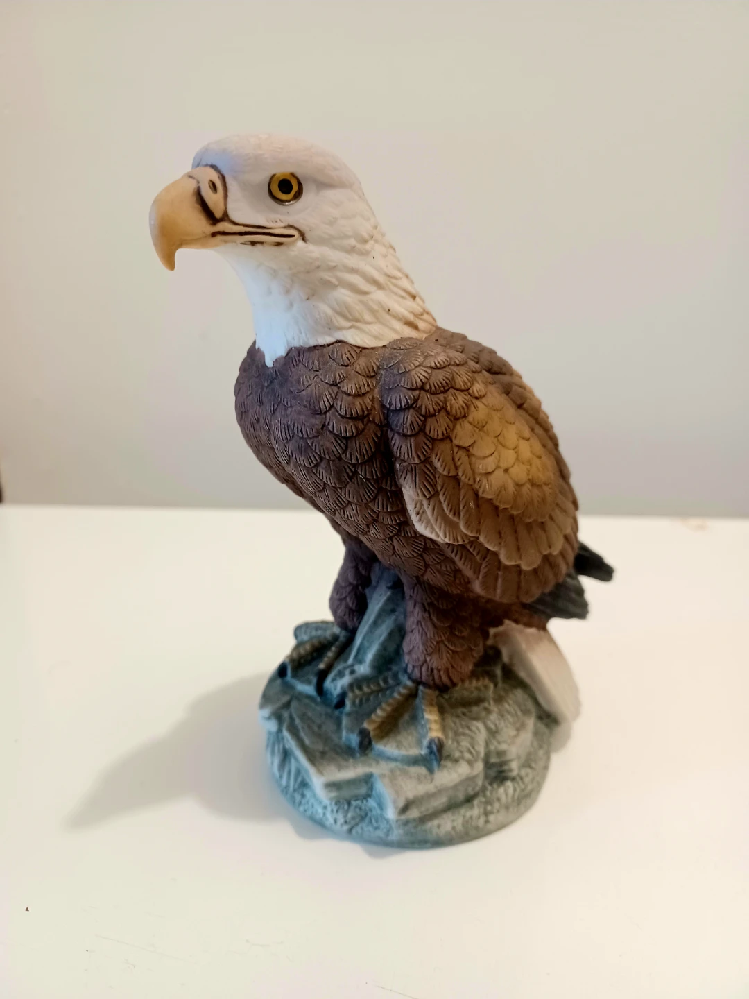 Vtg Andrea by Sadek Bald Eagle Porcelain Figurine