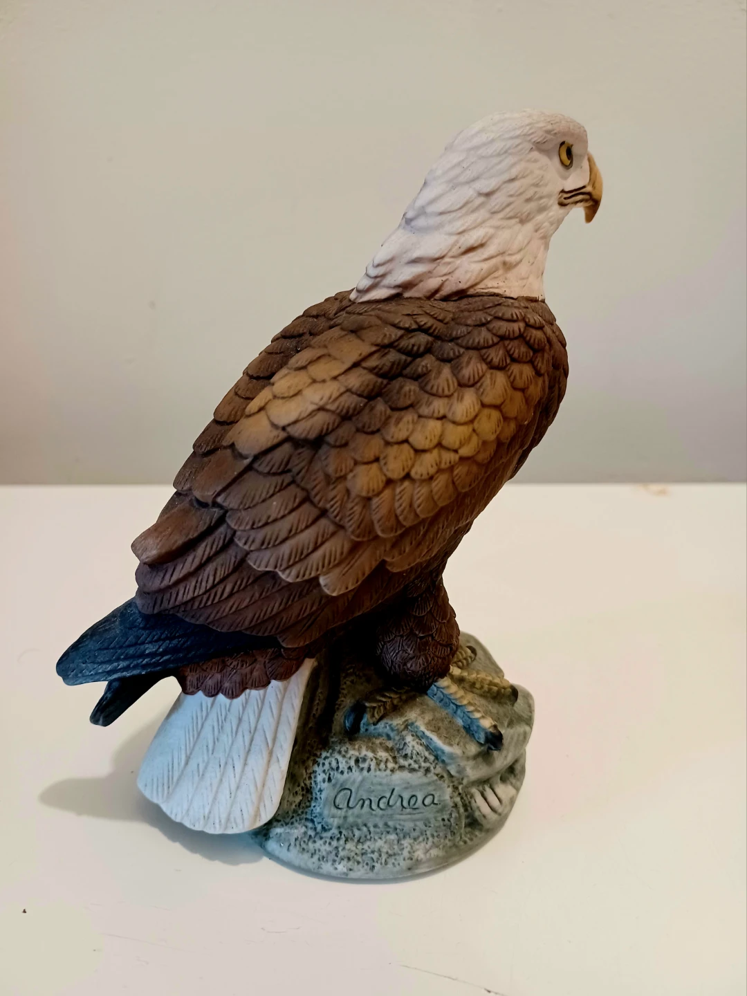 Vtg Andrea by Sadek Bald Eagle Porcelain Figurine - photo 3