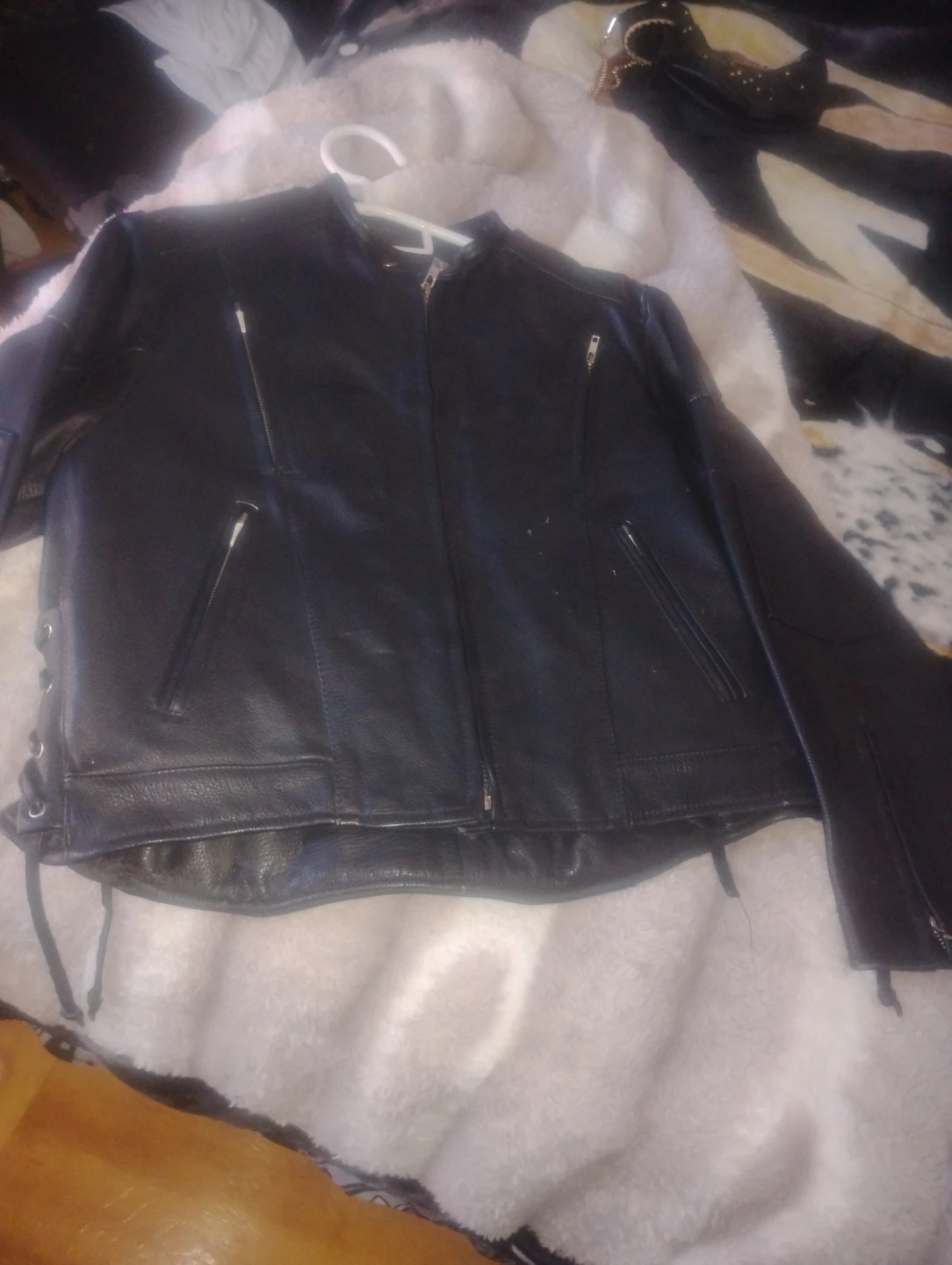 Black Leather Motorcycle Jacket
