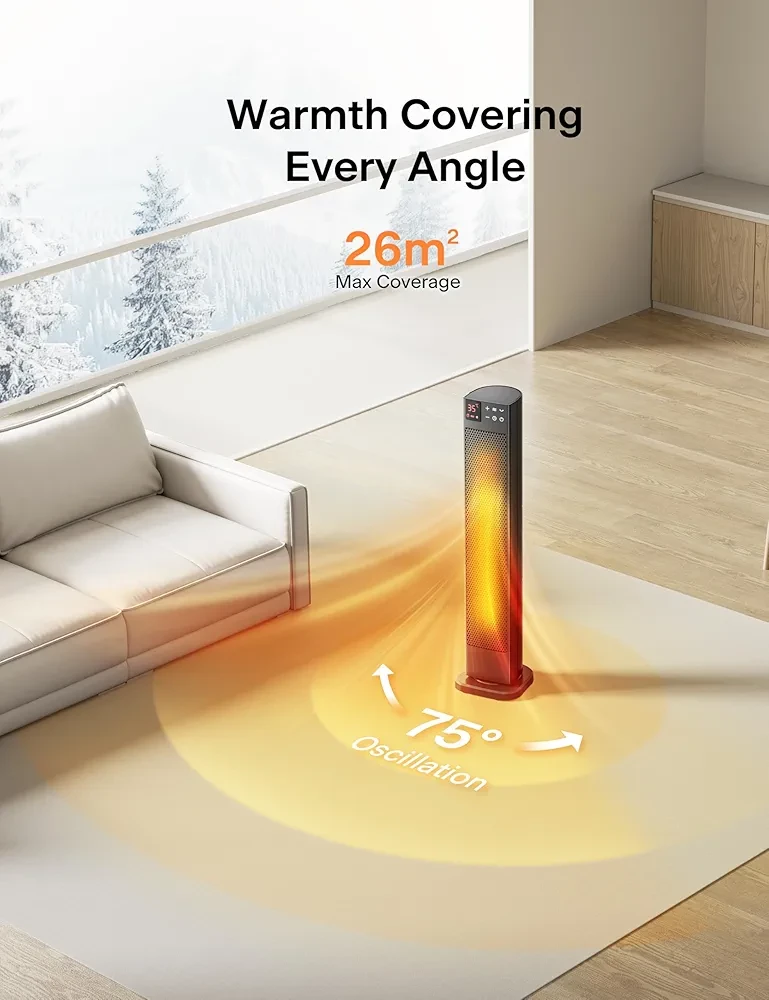 Tower Fan Heater with Remote - photo 2