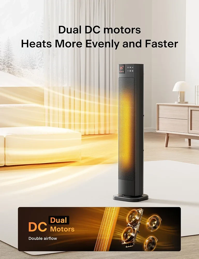 Tower Fan Heater with Remote - photo 3