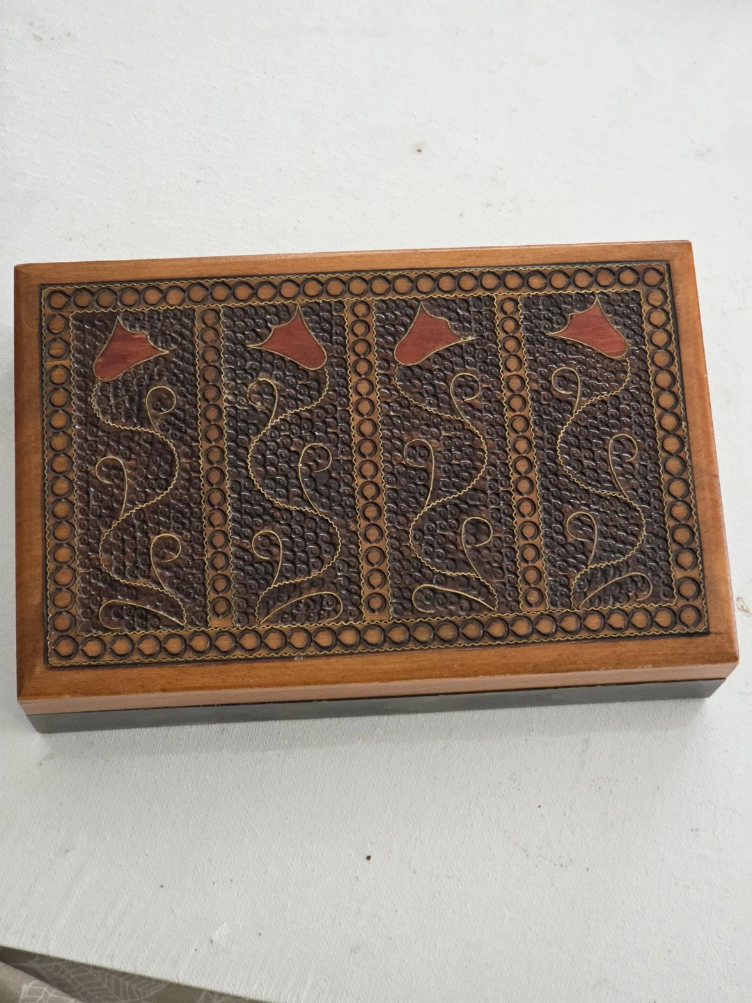 Hand crafted Polish wooden box